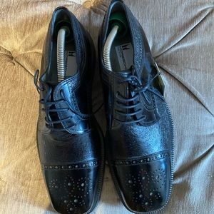 Men new shoes with a tag